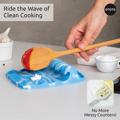 Funny Spoon Holder by OTOTO - Spoon Rest for Stove Top - Cooking Gadgets, Cooking Gifts, Cool Kitchen Gadgets, Cool Gifts, Cute Kitchen Accessories