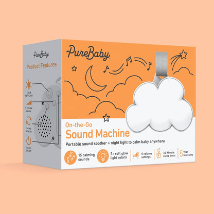 Pure Enrichment PureBaby Cloud Portable Sound Machine & Night Light