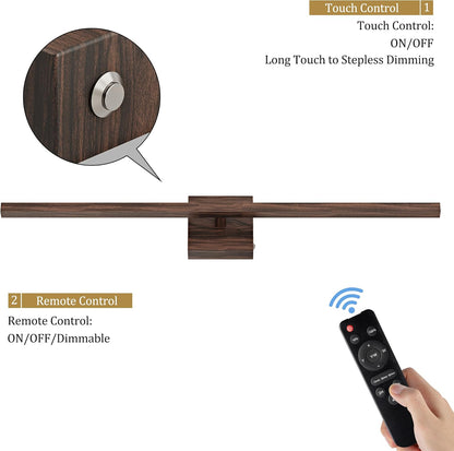 Rayogale Black Battery Operated Wall Sconce with Remote Control 8000mAh