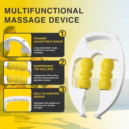 Arm Massager & Forearm Massager, Adjustable Muscle Roller for Tennis Elbow