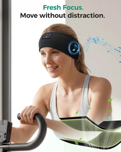 MUSICOZY 2 Pack Sleep Mask Headphones Headband Bluetooth Sleeping Eye Masks