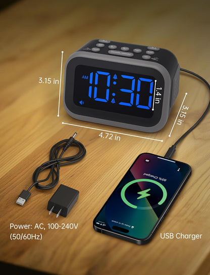 Acedeck Super Loud Alarm Clock: 115dB Wake-Up Power