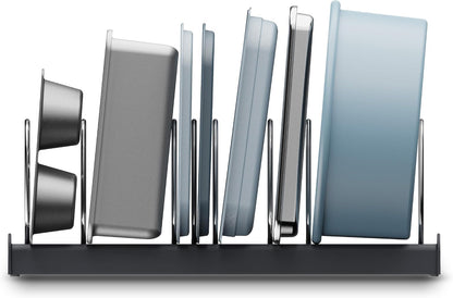 Joseph Joseph DrawerStore Cookware Organizer, Baking Tray Rack, Space Saving Storage for Pans, Lids, Cutting Boards