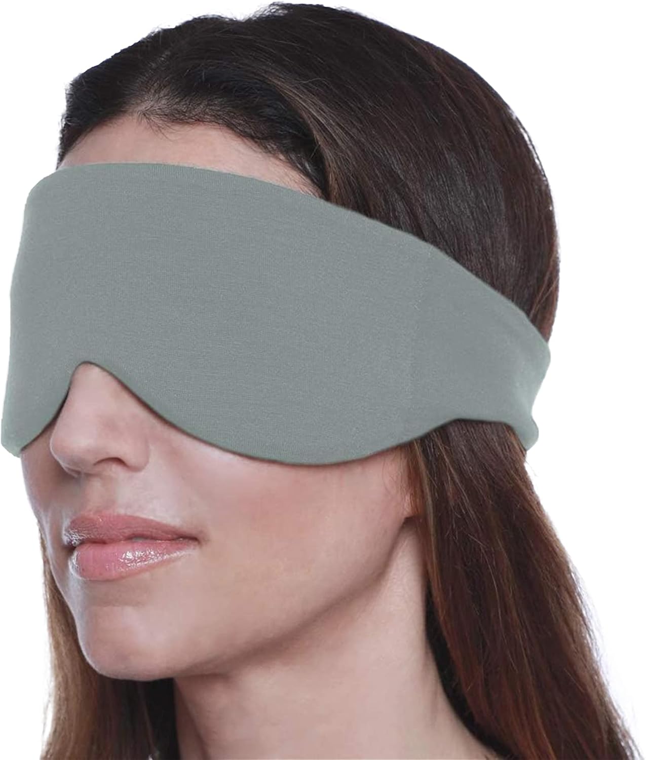 Happyluxe Sleep Mask - Buttery Soft Airplane Eye Mask for Sleeping or Napping in Bed. Machine Washable. - Navy Blue, Made in USA