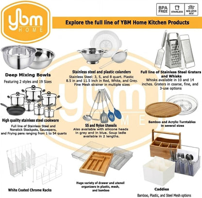 YBM HOME Microwave Splatter Cover Keeps Your Microwave Spotless During Food Heating, Anti-Splatter Plate Lid Cover, BPA Free and Dishwasher Safe (1, 2.5x10x9)