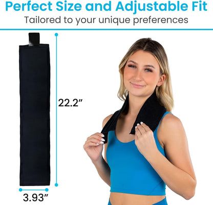 Arctic Flex Neck Ice Pack Wrap w/Gel - Reusable Hot & Cold Cervical Ice | Pack for Neck, Shoulders, Pain Relief & Injuries - Cold Compress Cervical Wrap for Sprains, Swelling, Inflammation & Surgery