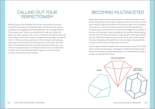 The Perfectionism Journal: Guided Prompts and Mindfulness Practices to Reduce Anxiety and Find Calm