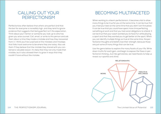 The Perfectionism Journal: Guided Prompts and Mindfulness Practices to Reduce Anxiety and Find Calm