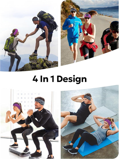 AONESY Bluetooth Headband for Sleeping, Headband Headphones for Side Sleepers & Sports, Washable & Wireless Music Headband with Secure Fit for Running, Workout, Gym, Yoga - Great Gift