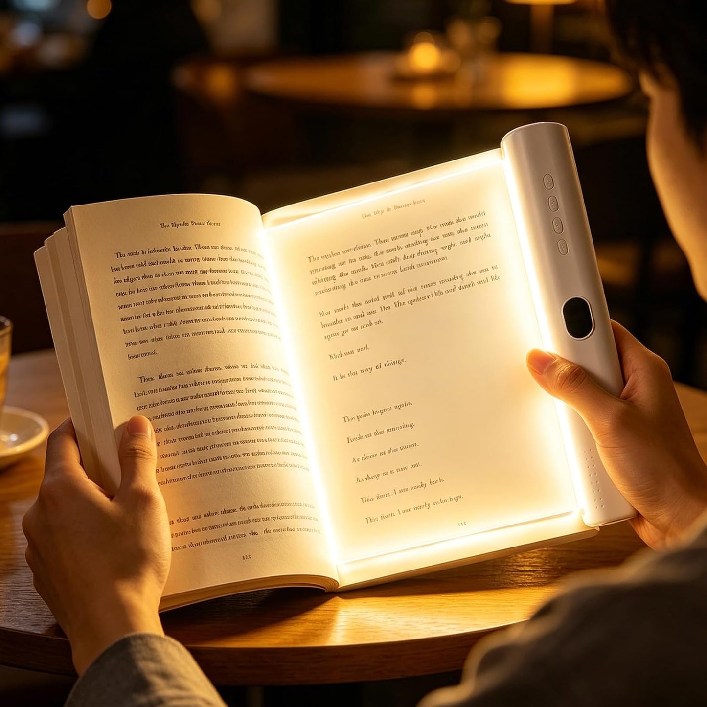 LED Book Light and Night Light 2-in-1, USB Rechargeable Reading Light for Books in Bed, 3 Color Modes, Stepless Brightness Dimming, Auto-Off Timer, Night Reading, Gifts for Book Lovers
