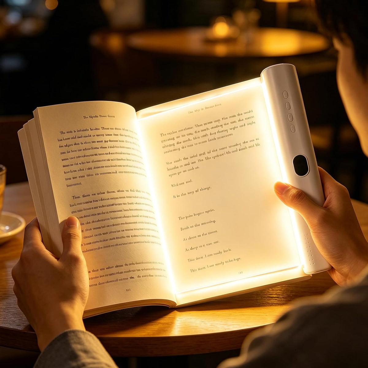 LED Book Light and Night Light 2-in-1, USB Rechargeable Reading Light for Books in Bed, 3 Color Modes, Stepless Brightness Dimming, Auto-Off Timer, Night Reading, Gifts for Book Lovers