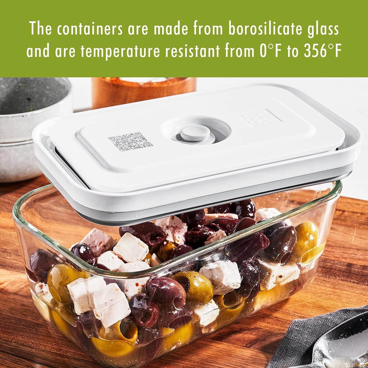 For food to stay fresh up to 5X longer, pump required (not included).