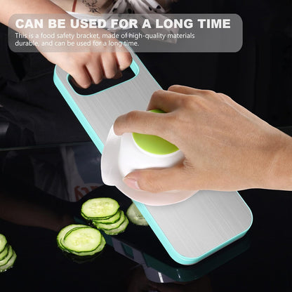 Yardwe Food Safety Holder Mandoline Slicing Tool Food Slicer Cutter Veggie Shredder Finger Hand Guard Anti Cut for Mandoline Cutting Chopping and Grating