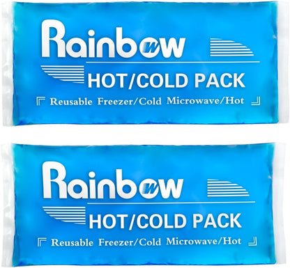 Reusable Ice Gel Pack for Injuries, Soft Cold Pack Ice Wrap Hot Cold Compress Alleviate Inflammation Joint Pain Muscle Soreness, Flexible & Adjustable for Shoulder Elbow Foot Ankle Knee Wrist Leg Neck