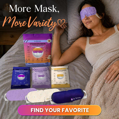 Eye Serenity Steam Eye Mask, Heated Eye Mask Fast Relief for Stye Unscented