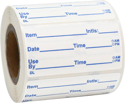 L LIKED 250 Dissolvable Labels 2"x 2" Use By Food Rotation Storage Label