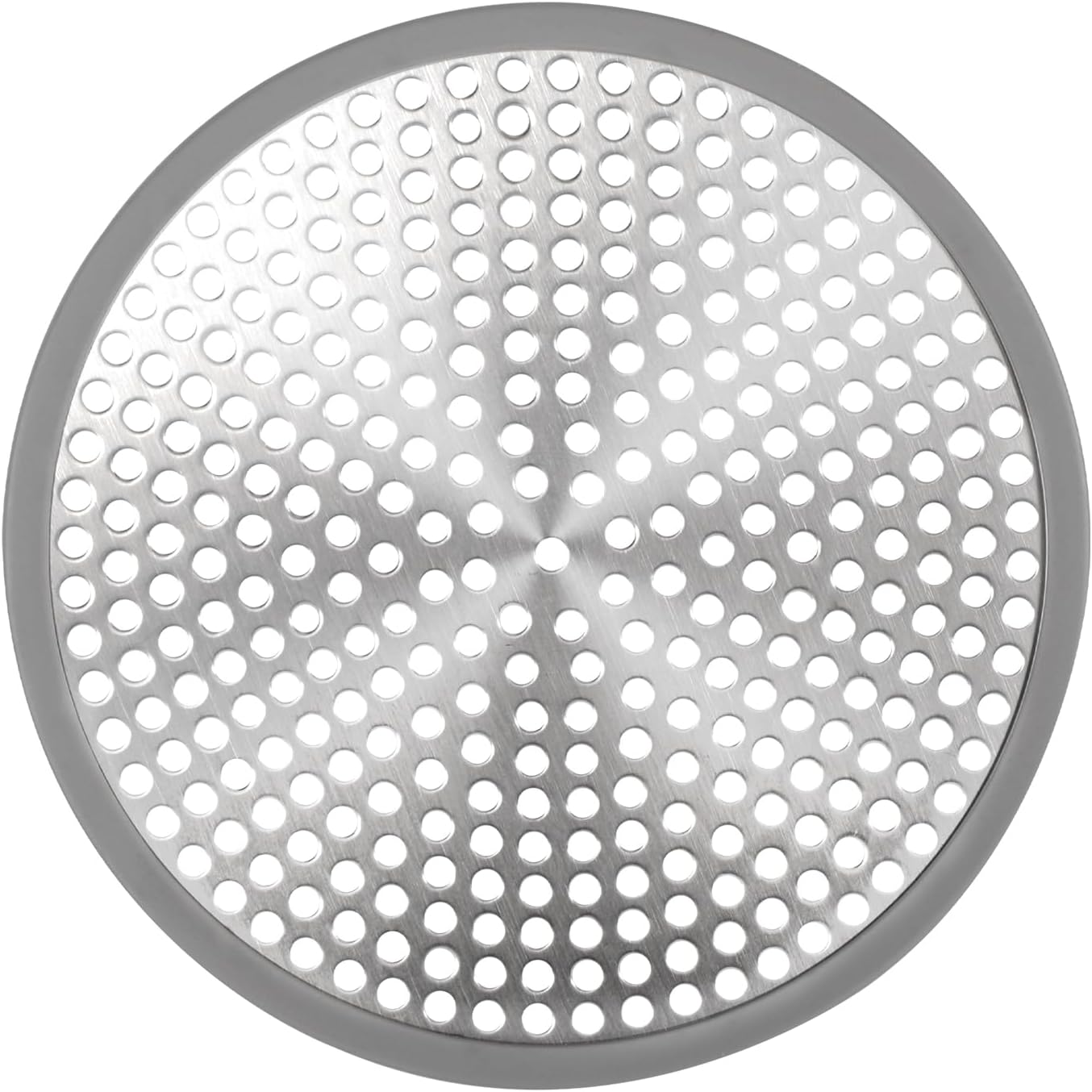 2pcs Heavy Duty Stainless Steel Slop Basket Filter Trap, 2.75" Top / 1" Mesh Metal Sink Strainer Shower Drain Hair Catcher for Kitchen Bathroom Bathtub Wash Basin Floor Balcony Drain Hole, Utility