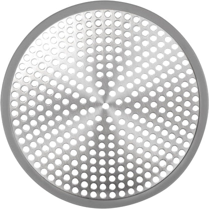 2pcs Heavy Duty Stainless Steel Slop Basket Filter Trap, 2.75" Top / 1" Mesh Metal Sink Strainer Shower Drain Hair Catcher for Kitchen Bathroom Bathtub Wash Basin Floor Balcony Drain Hole, Utility