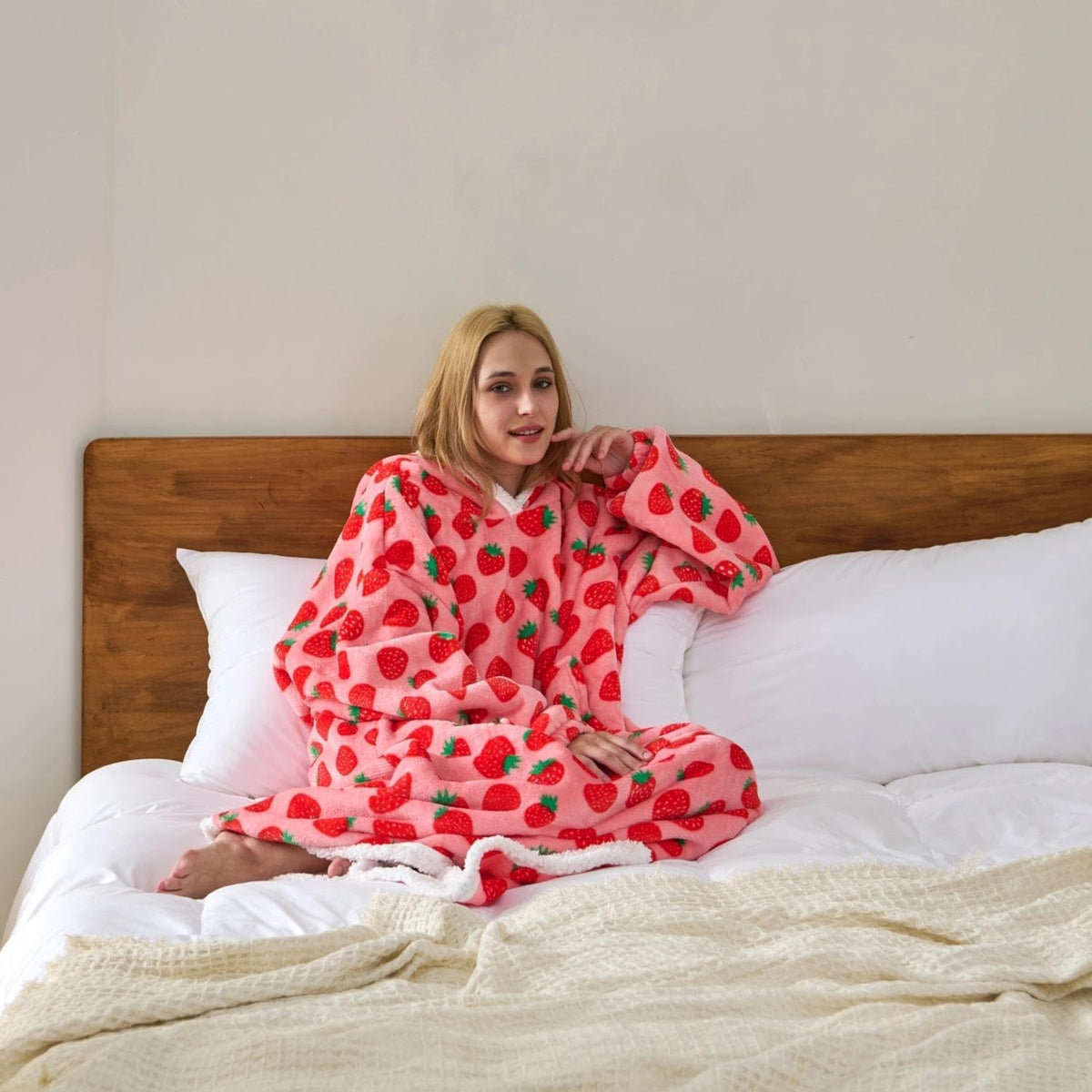 Wearable Blanket Sweatshirt - Warm and Cozy Giant Blankets Hoodie