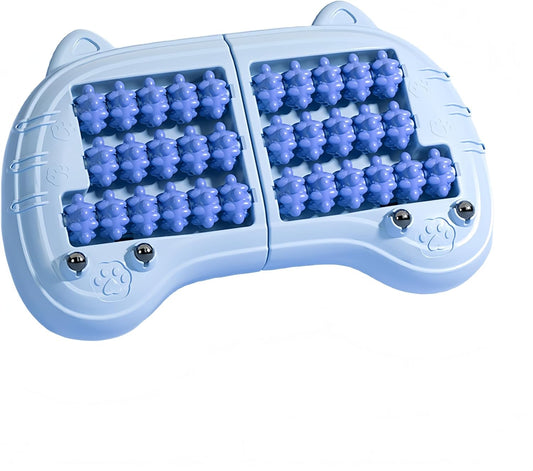 Foot Roller Massager for Plantar Fasciitis Relief, Large Size, Eases Foot Pain & Cold Feet, Enhances Circulation, Portable, Split into Two, Full-Body Washable, Purple