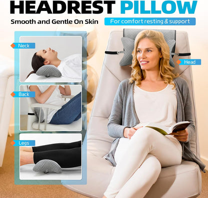 Recliner Head Pillow for Neck, Recliner Pillow for Headrest, Sofa, Chair