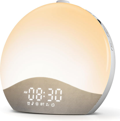 ecozy Sunrise Alarm Clock for Bedroom, White Noise Sound Machine