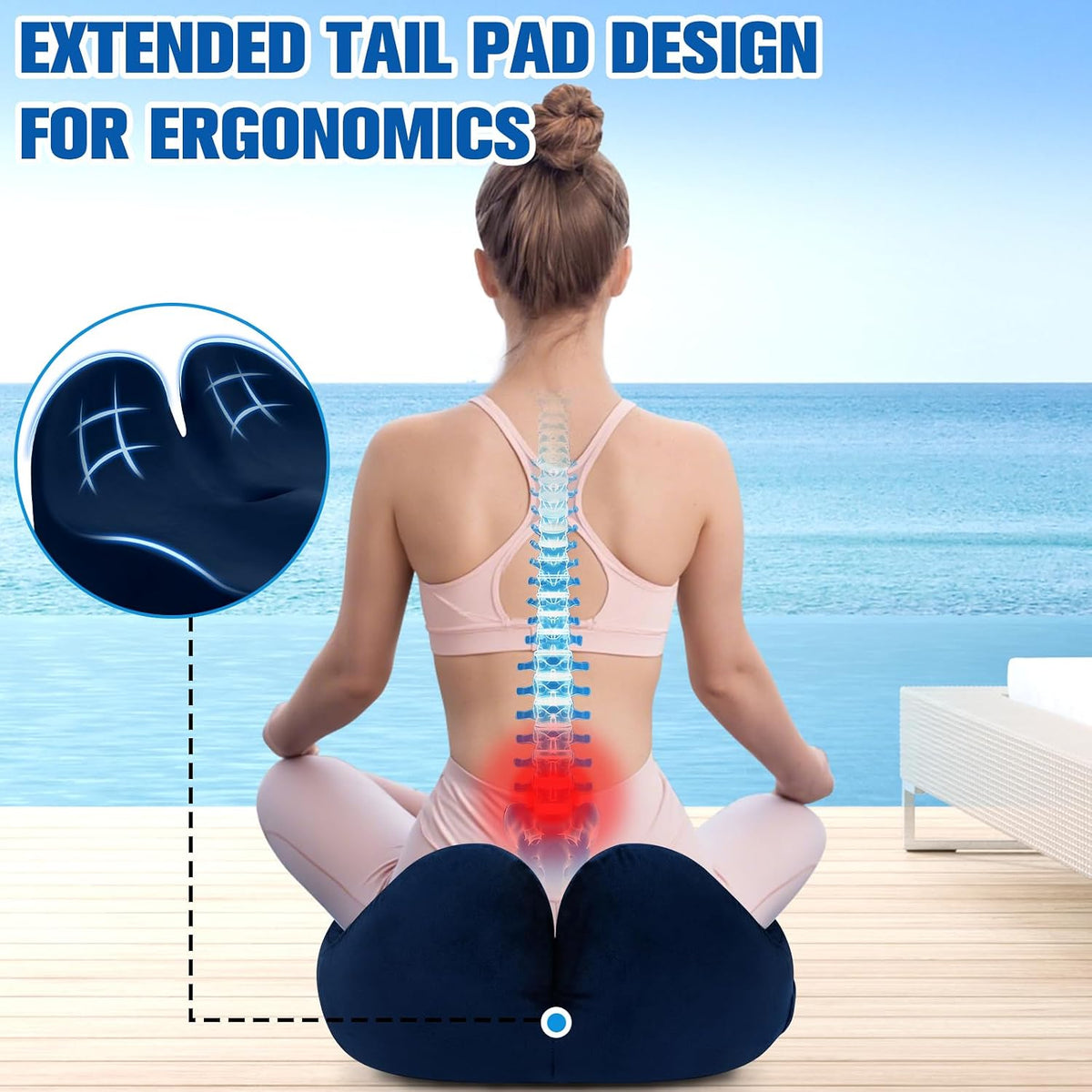 Seat Cushion, Chair Cushions, Memory Foam Office Chair Cushion