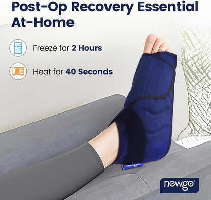 NEWGO Ice Pack for Foot Injuries Recovery, Blue