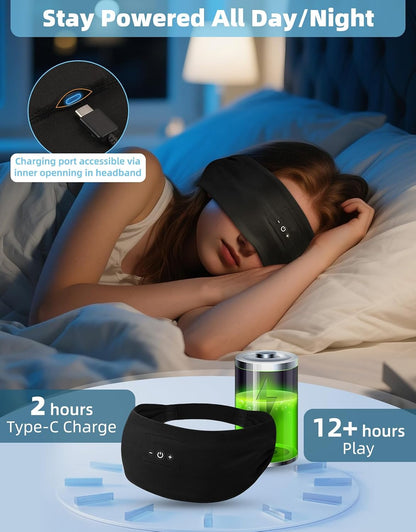 Sleeping Headphones, Headband Headphones with HD Stereo Speakers