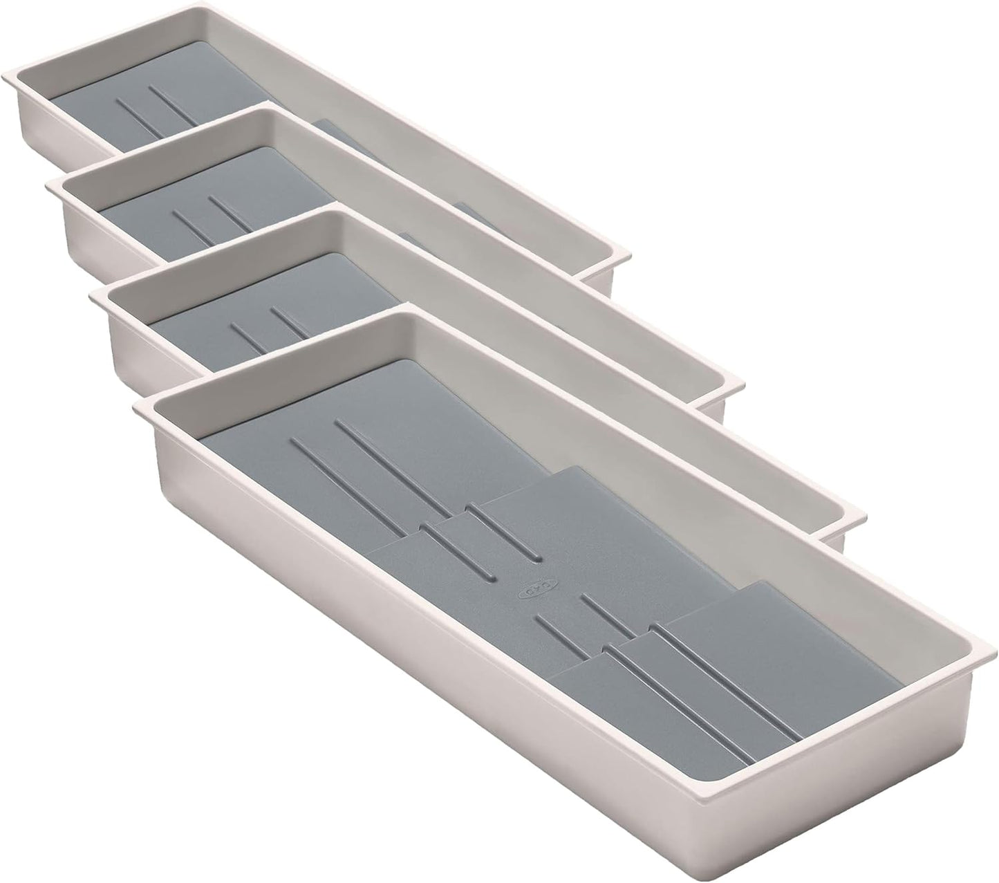 OXO Good Grips Kitchen, Compact Spice Drawer Organizer, White
