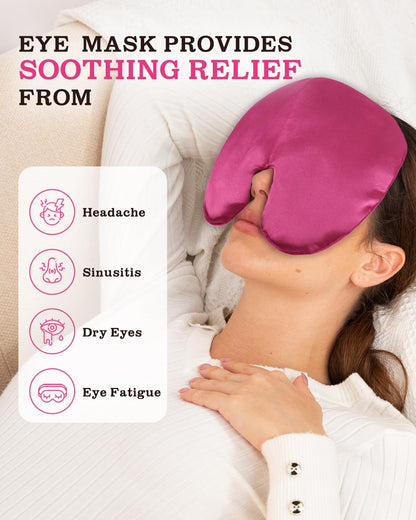 Heating Pad for Neck and Back, Extra Long Microwavable Weighted Moist Heat Pack, Reusable Neck and Back Wrap for Sore Muscles & Stress Relief