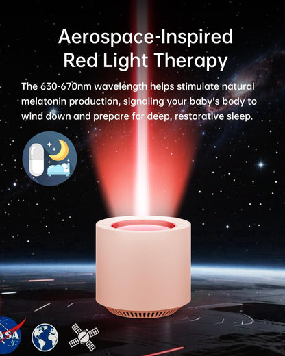 Red Light Therapy White Noise Sleep Sound Machine for Baby