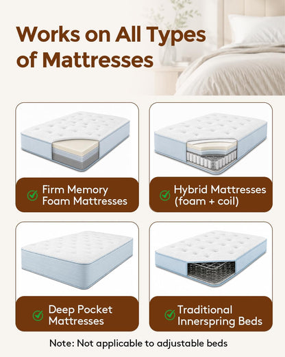 Bed Sheet Holders for Corners: 10 Clips with Side-Edge Locks (Not Just 4 Corners), One-Piece Bed Sheet Straps, No Metal & Anti-Slip, Heavy Duty Fitted Sheet Holder (Twin＆Full Style: 5-8in)