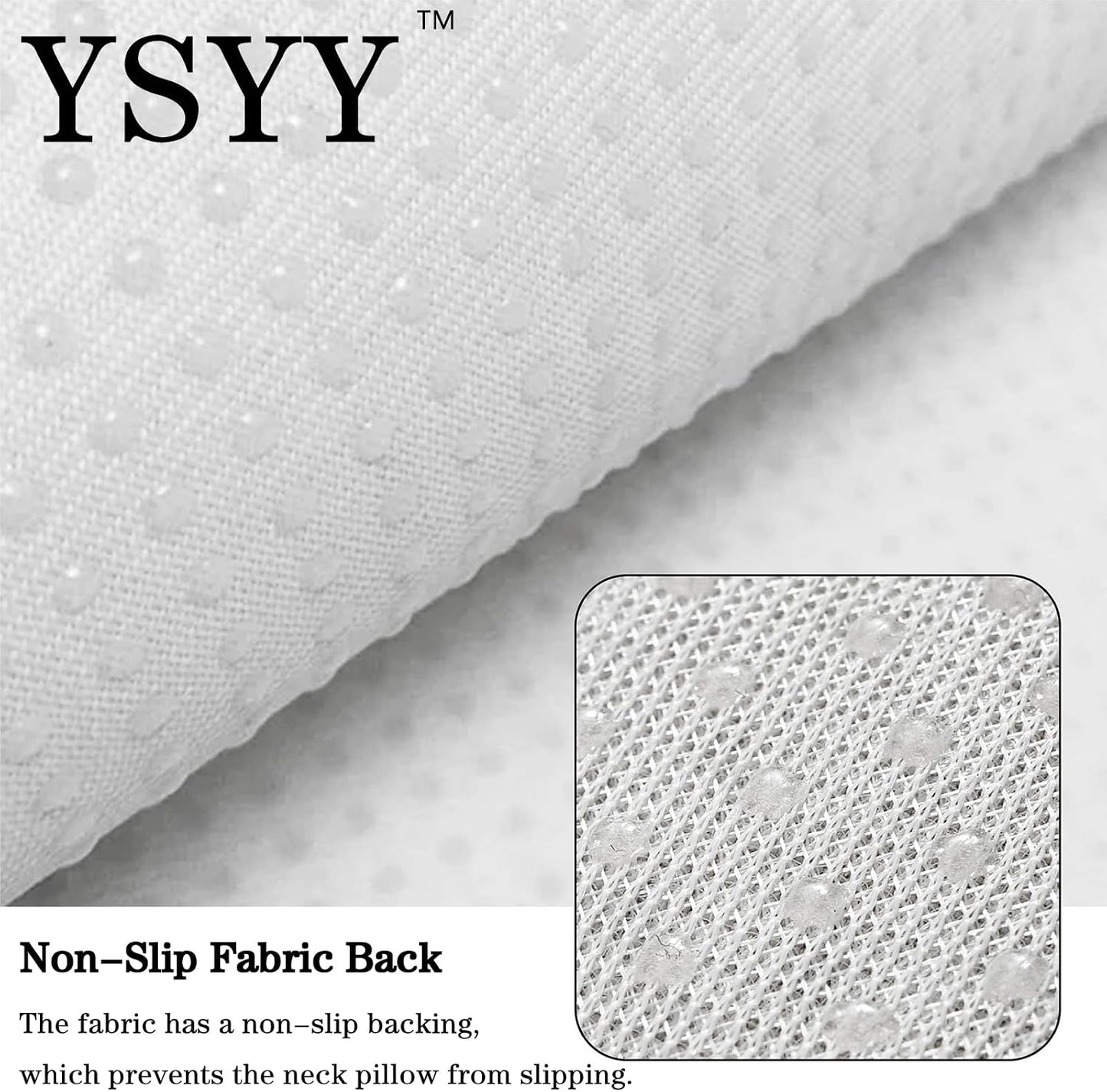 Memory Foam Recliner Neck Pillow. | Breathable pressure relieving ergonomic cushion fits car, sofa, office chair, recliner. Gray,17"W×2.7"D.