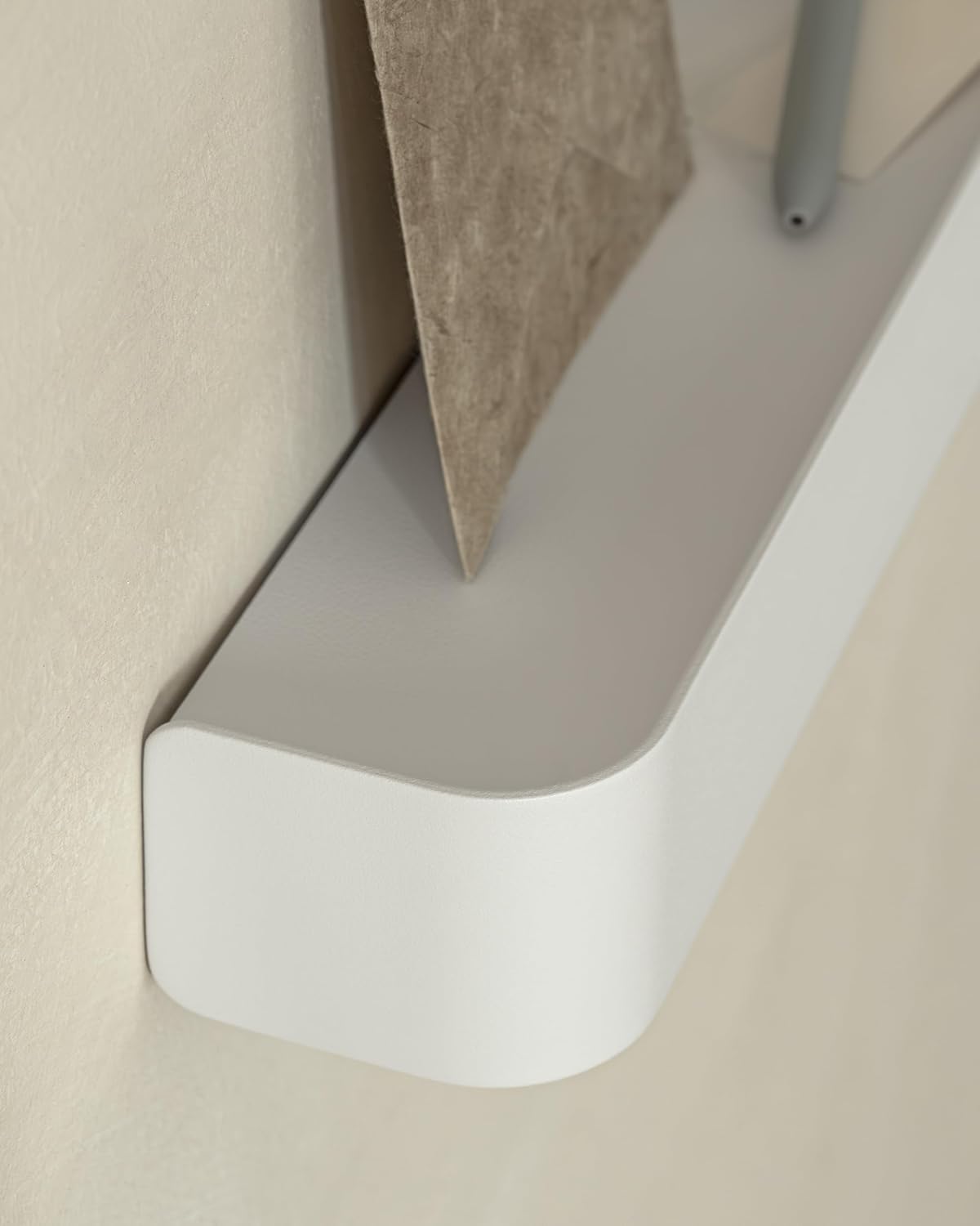 Kazai. Key Holder for Wall 'Tone' | Minimalist Key Hooks Design from Berlin | Modern Key Hanger with Metal Shelf | Key Hook Wall Mounted as Hallway Furniture | Black