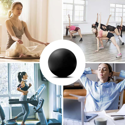 WOVTE Massage Lacrosse Ball Therapy for Sore Muscles Myofascial Release | Shoulders, Neck, Back, Foot, Body, Deep Tissue, Trigger Point, Muscle Knots, Yoga