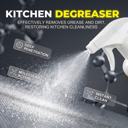 Greasekiller Spray,Bbq Cleaner and Degreaser, Grill Cleaner Spray Degreaser Spray, Fast-Acting Grease Removal, Effectively Removes Grease For Bbq Grate,Grill Lid, Oven And Smokers (1)