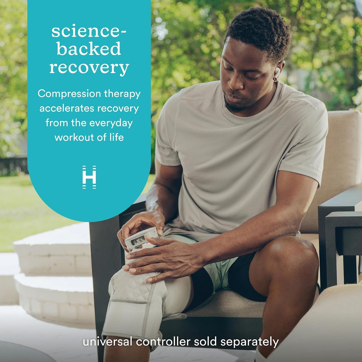 HoMedics Modulair Compression Calf Wrap Massager – Overlapped Compression Therapy with 4 Programs, Adjustable Intensity, Heat Settings, (Battery Sold Separately)