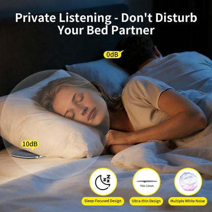 Pillow Speaker for Sleeping,Bluetooth Under Pillow Speaker for Support White Noise Sleep Timer, Speaker with Stereo Bass Perfect for Side Sleepers,Adult Kids-Blue