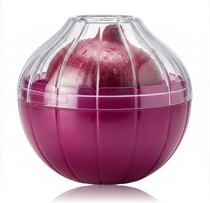 Onion Keeper Onion Storage Containers Onions Tomato Saver Reusable Tomato Lemon Holder Fruit Storages Box Freshness Saver Keepers with Transparent lid for Fridge Vegetable Fruits Onions Stays Fresh