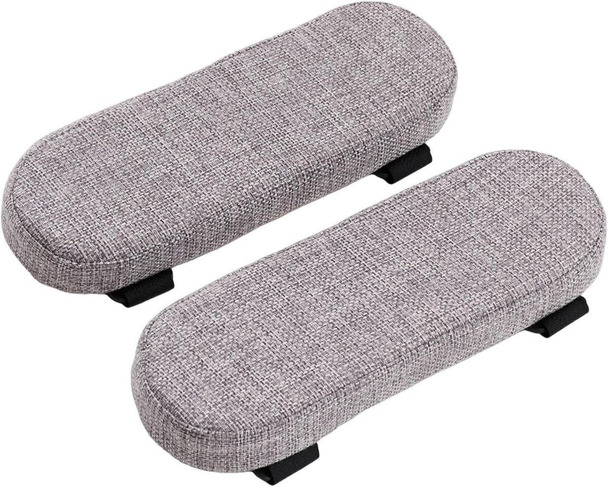 Office Chair Armrest Pad Elbow Cushion Thick Removable Cover Desk Chair Armrest Cushion Arm Padding for Recliners Sofa Home, Beige