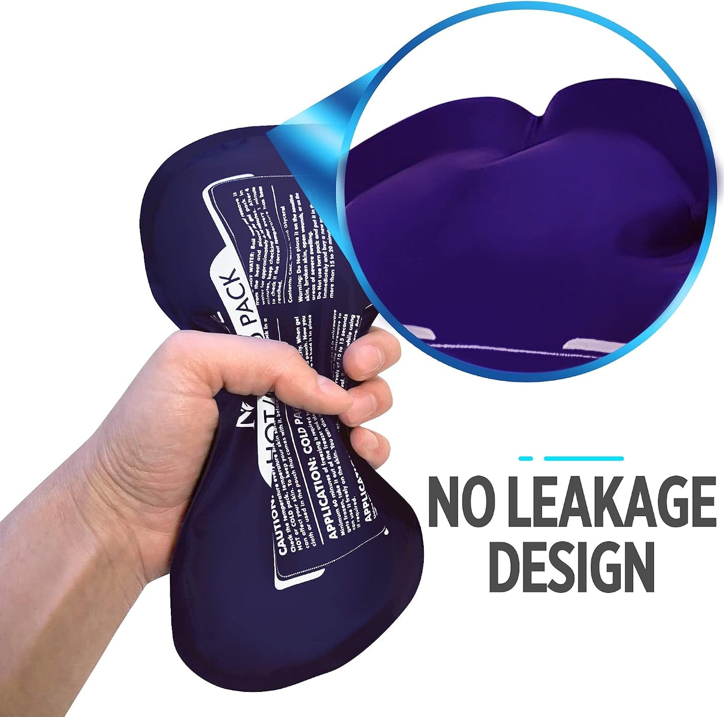 Medvice Knee Ice Pack Wrap with Cold Compression for Pain Relief, Swelling | Knee Replacement Surgery, Arthritis & Injury Recovery, Adjustable Straps, Gel Ice Packs for Meniscus Tear & ACL Blue