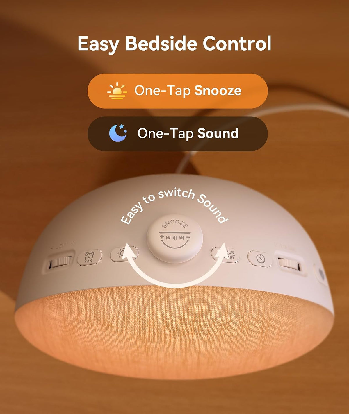 Dreamegg Sunrise 2 Sunrise Alarm Clock, Sound Machine for Sleep, 29 Sounds