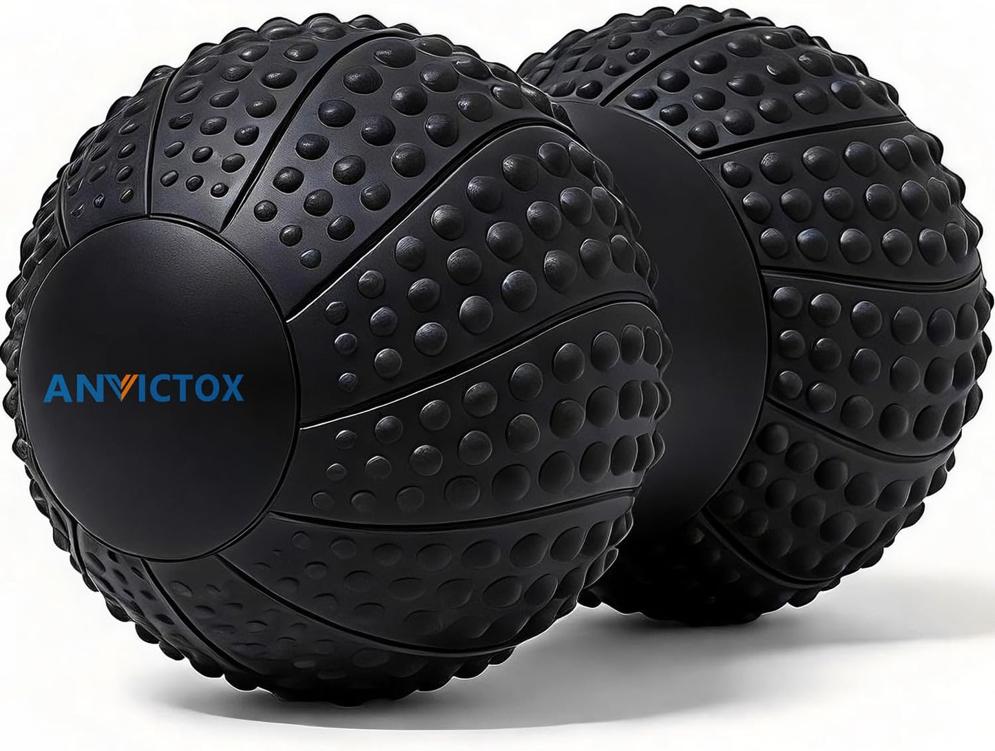 8 Inch Large Peanut Massage Ball Roller for Large Muscle Groups, Deep Tissue Double Massage Ball for Neck,Back,Leg,Low Back,Peanut Myofascia Release Ball for Muscle Knots&Physical Therapy