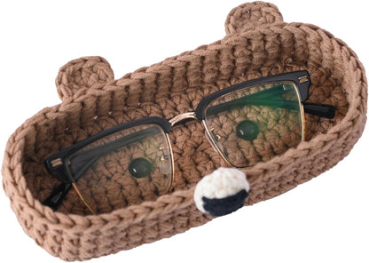 HandMade Premium Bear Crochet Glasses Holder