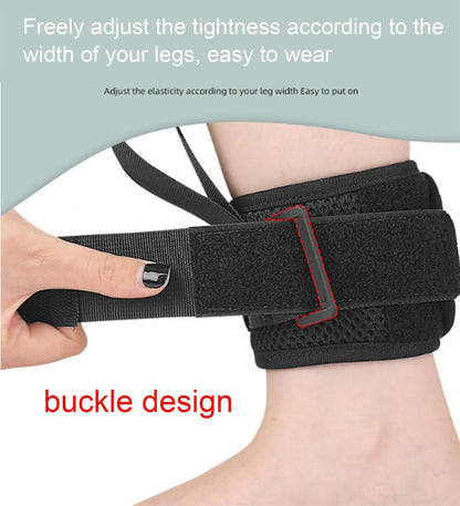 VIDECOR Foot and Calf Stretcher-Stretching Strap For Plantar Fasciitis, Foot Drop, Achilles Tendonitis for walking power belt tension band moving belt at night polyester ankle support