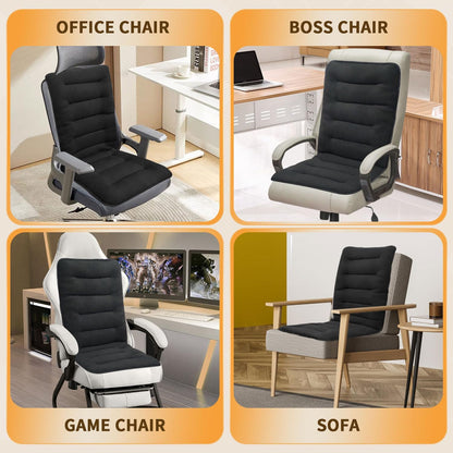Heated Seat Cushion for Office Chair - Thick and Soft Warm Seat Cover in Winter- Easy Controller to Relieve Fatigue - Comfortable Heating Pad with Power Adapter for Home Etc.