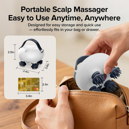 Scalp Massager, Head Massager Scalp with Tangle-Resistant Design