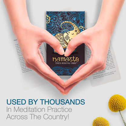 Namaste Mindfulness Cards - Stress & Anxiety Relief, Meditation Cards - Self Care Gifts for Women - MSS Inc