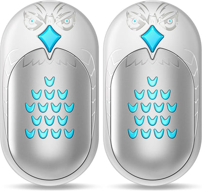Hand Warmers Rechargeable, 2 Pack 6000mAh Electric Portable Heater, 20 Hrs Long Heating Hot Pockets Hand Warmer, Hunting Gear, Gifts for Women, Men, Raynauds, Camping, Golf, Outdoors
